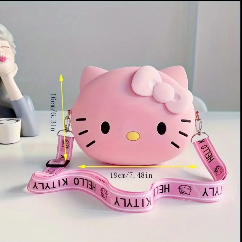 🆕 Hello Kitty Cartoon Crossbody Bag - Stylish Single-Shoulder Sling Versatile - Picture 2 of 8